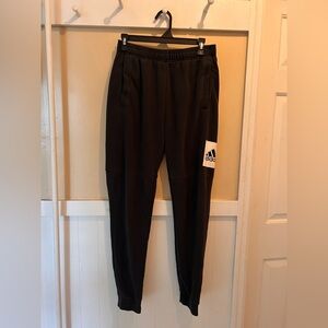 Adidas Men’s Black Track Pants with Logo